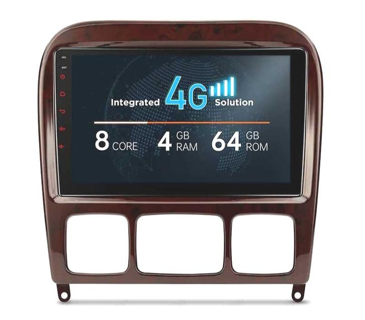 Autoradio Gps Android 10 Mo Classe S W220 98-05, Auto diversen, Autonavigatie, Verzenden