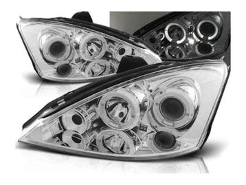 Angel Eyes koplampen Chrome geschikt voor Ford Focus, Verzenden, Nieuw, Ford