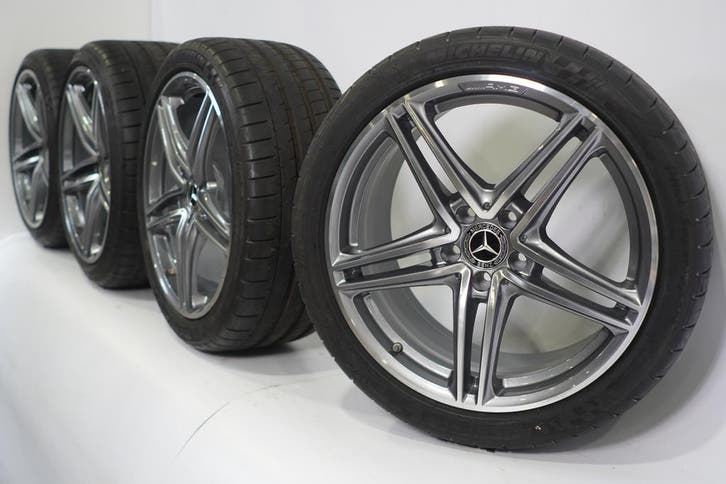Mercedes GT AMG C190 19 & 20 inch velgen Michelin Zomerbande, Auto-onderdelen, Banden en Velgen, Ophalen of Verzenden