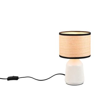 Trio FORMENTERA tafellamp | E14 Fitting | wit mat | Ø 16 cm, Verzenden, Nieuw