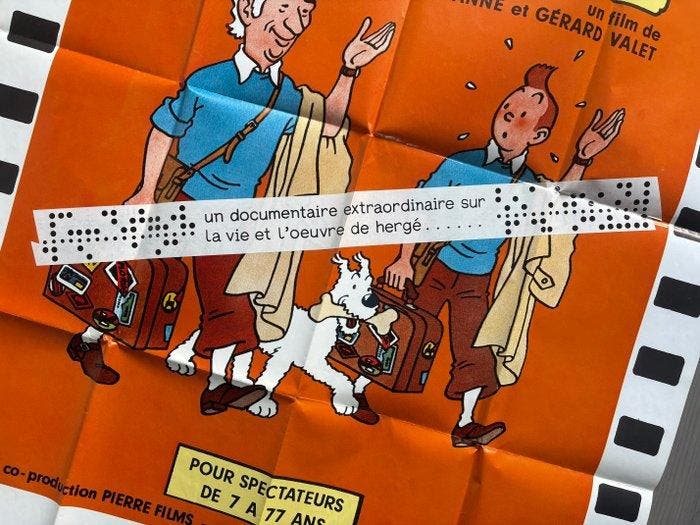 Affiche promotionnelle - Moi, Tintin, Boeken, Stripverhalen