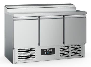 Saladette RVS 392L | 3 deurs | 8x 1/6 GN | Statisch |, Verzenden, Nieuw in verpakking