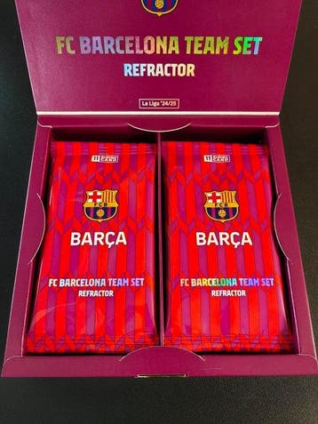 2024/25 Eleven Card FC Barcelona Refractor - 6 Box -, Nieuw