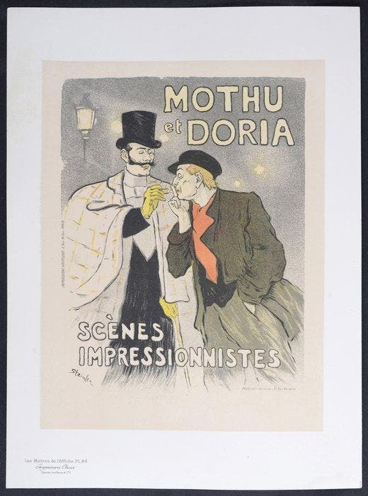 T. A. Steinlen (1859-1923) - Les Maîtres de lAffiche :, Antiek en Kunst, Kunst | Designobjecten