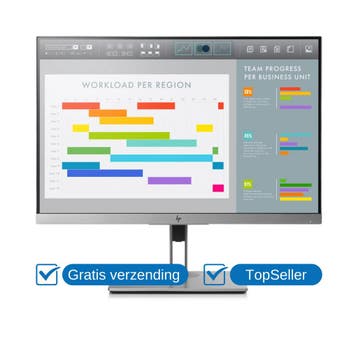 HP EliteDisplay E243i Zilver 24 inch 1920x1200, Verzenden