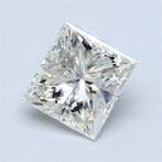 1 pcs Diamant (Natuurlijk) - 1.02 ct - Carré - H - SI1 -, Nieuw