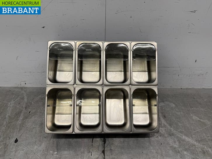 Rieber Bestekbak 8 x 1/4 GN Horeca, Zakelijke goederen, Horeca | Meubilair en Inrichting, Ophalen of Verzenden