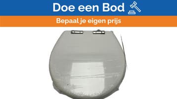 Bieden: Planus Artic toilet soft close sitting, Ophalen of Verzenden