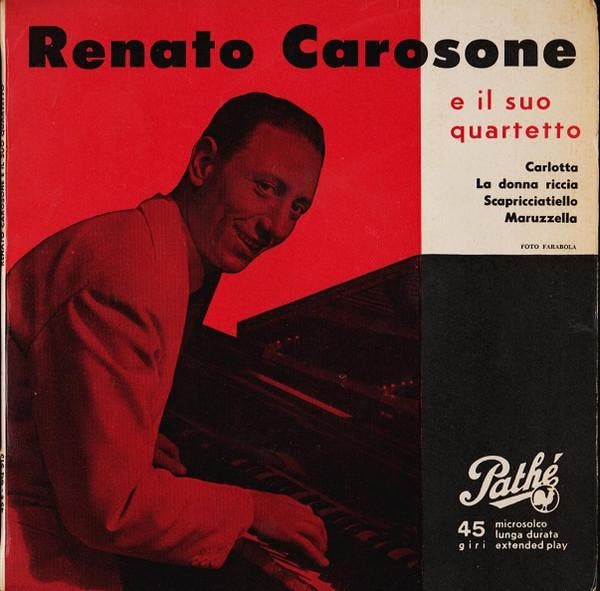 Renato Carosone E Il Suo Quartetto - Carlotta, Cd's en Dvd's, Vinyl | Pop, Gebruikt, Verzenden