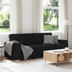 3-zitsbank Zwart | Tweede kansje | OP = OP (zetel), Huis en Inrichting, Verzenden, Driepersoons, 75 tot 100 cm, Zo goed als nieuw