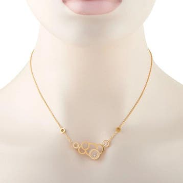Chopard - Halsketting - 18 karaat Geel goud, CHOPARD Happy