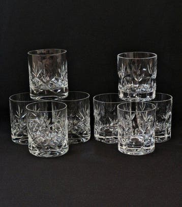 Nachtmann en Chrintinenhütte - Whiskyglas (8) - Loodkristal
