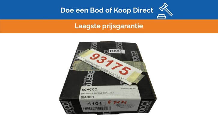 Bieden: Bertocci 10011010200 SCACCO ceramic soap, Bricolage & Construction, Sanitaire, Enlèvement ou Envoi