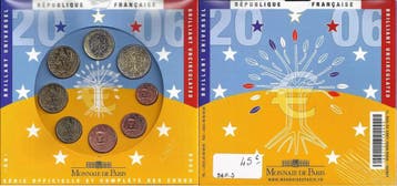 Coffrets Brillant Universel France Frankreich munten set..., Verzenden, België