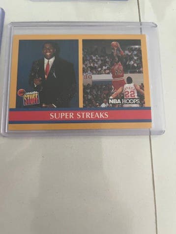 Fleer NBA Hoops Michael Jordan, Magic Johnson - 8 Card -, Nieuw