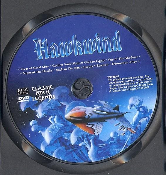 Hawkwind – Classic Rock Legends (DVD, 2001), Cd's en Dvd's, Dvd's | Muziek en Concerten, Gebruikt, Verzenden