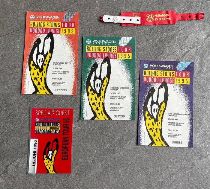 Rolling Stones VIP-package of Voodoo Lounge tour - Concert, CD & DVD, Vinyles Singles