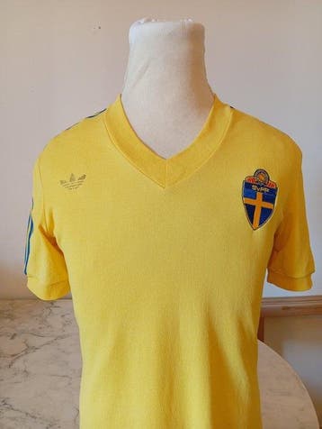 Svezia - Wereldkampioenschap Voetbal - 1980 - Voetbalshirt, Nieuw