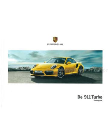 2018 PORSCHE 911 TURBO HARDCOVER BROCHURE ITALIAANS, Ophalen of Verzenden, Nieuw