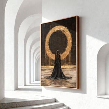 Iconica - Golden Circle Portal - unique 1/1 XXL (150 x 100