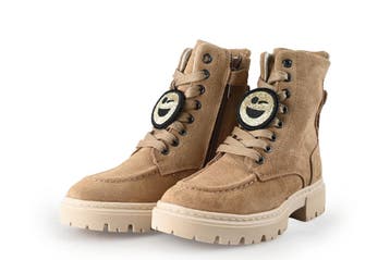 Nubikk Veterboots Meisjes in maat 28 Bruin, Verzenden, Jongen of Meisje, Nubikk, Schoenen