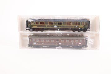 Fleischmann H0 - 580903/04 - Wagon de passagers pour trains, Nieuw