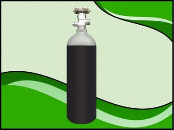CO2 hervulbare gasfles 3000 gram (Accessoires, CO2 systemen), Verzenden