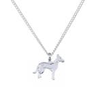 Fako Bijoux - Ketting - Hondje - Zilverkleurig, Verzenden