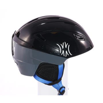59 60 61 skihelm/snowboardhelm SLOKKER, Black/grey/blue, ver, Verzenden