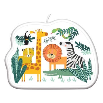 Kaars Jungle Dieren 9cm, Verzenden