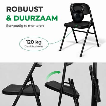MaxxGarden klapstoelen set - vouwstoel tuinstoel opvouwba..., Ophalen of Verzenden, Nieuw
