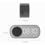 Alarm Klok Speaker - Spiegel FM Radio LED Snooze Wekker -, Audio, Tv en Foto, Luidsprekerboxen, Verzenden, Nieuw