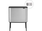 Brabantia Bo Touch Bin - Prullenbak - 3 x 11 liter -, Huis en Inrichting, Woonaccessoires | Prullenbakken, Verzenden, Zo goed als nieuw