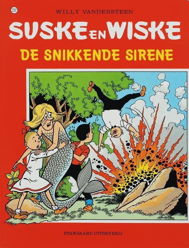 De snikkende sirene / Suske en Wiske / 237 9789002193217, Livres, BD, Envoi