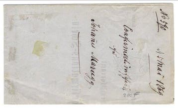Zwitserland 1869 - Strubel 5-rappen-paar op gevouwen brief,, Gestempeld