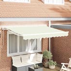 vidaXL Zonnescherm Frame Crème 300 x 200 cm Polyester met, Verzenden, Nieuw