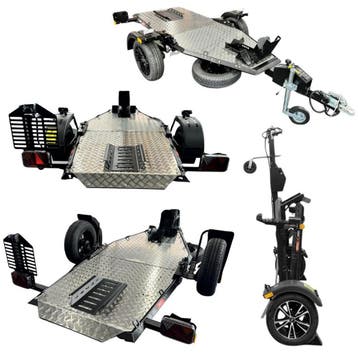 LORRIES MT1 Motortrailer 750kg | Verlaagbaar Motoraanhanger, Ophalen