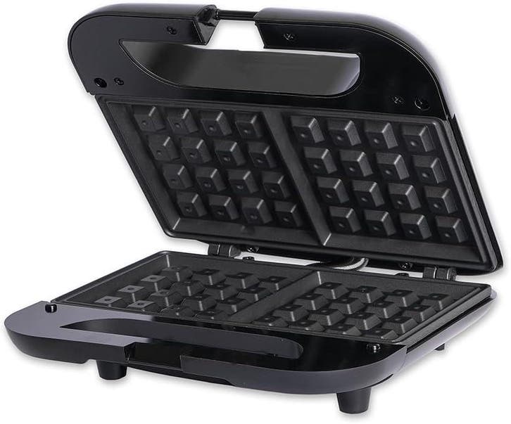 Dsp Kc1234 - Wafelmaker - 750W - Zwart, Elektronische apparatuur, Keukenmixers, Ophalen of Verzenden