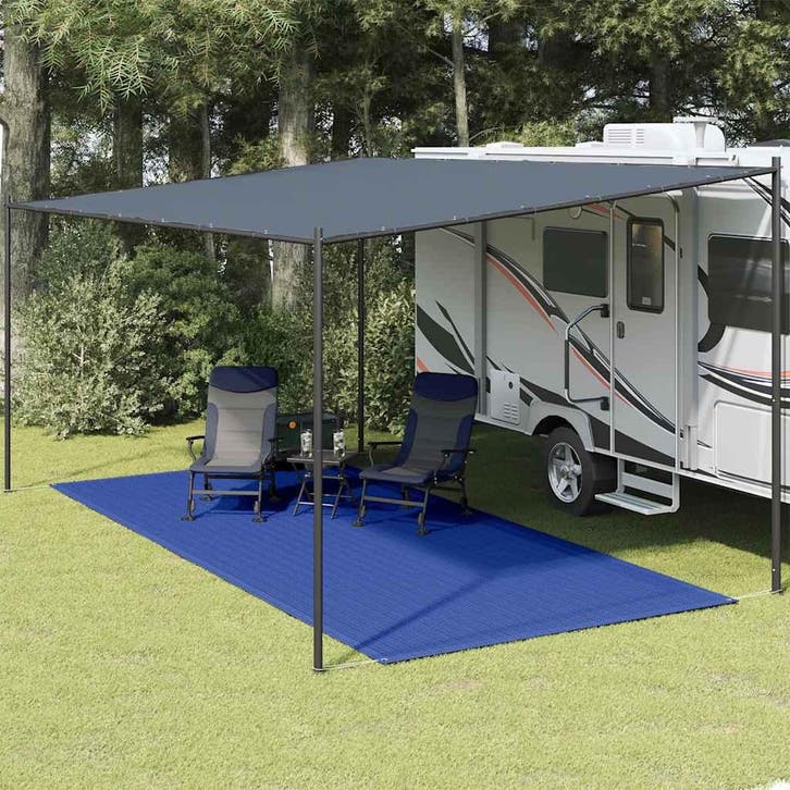 vidaXL Tenttapijt 250x500 cm blauw, Caravans en Kamperen, Tentaccessoires, Nieuw, Verzenden