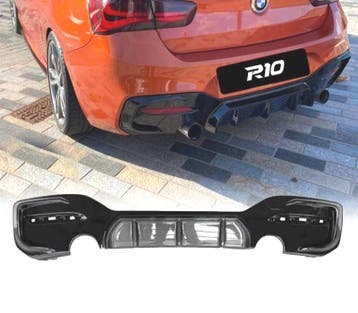 Diffuseur Pour Bmw F20 Lci 15-19 Look M Performance Noir Car, Verzenden