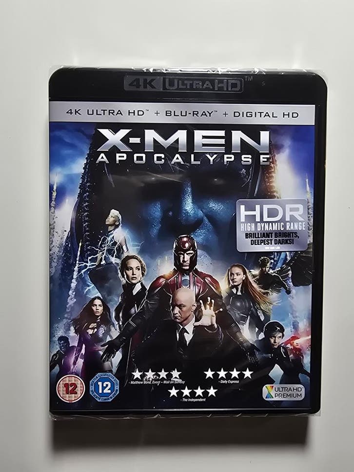 X-MEN APOCALYPSE (IMPORT WITHOUT DUTCH SUBS) (IN SEAL) (4K, Cd's en Dvd's, Blu-ray, Gebruikt