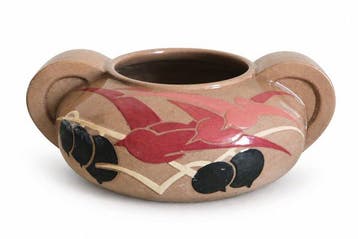 Simone Larrieu (1912–1996) - Kom - Aardewerk, Emaille