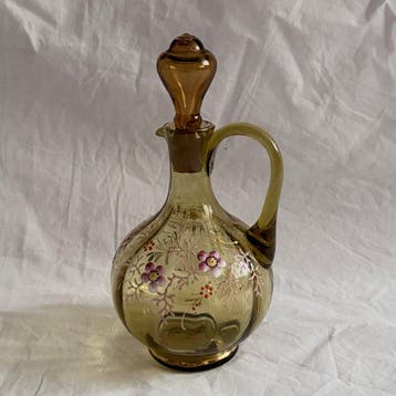 Oliepot - Glas - Antieke glazen karaf