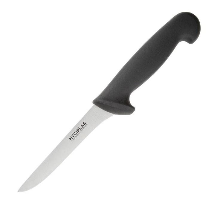 Uitbeenmes | RVS | Zwart | Lengte 265mm Hygiplas, Zakelijke goederen, Horeca | Keukenapparatuur, Nieuw in verpakking, Verzenden