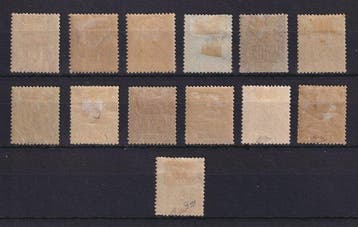 Réunion 1891 - Kolonie van La Réunion, serie van nr. 32 tot