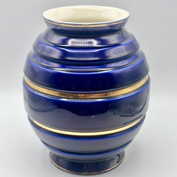 Keramis Boch - Vase - Faïence - ART DÉCO