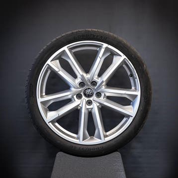 21 inch velgen Audi A6 Zomerbanden 255/35/21  Origineel, Auto-onderdelen, Gebruikt, 255 mm, Banden en Velgen, Personenwagen