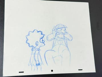 Gracie Films - Originele animatietekening van Lisa Simpson, Cd's en Dvd's, Nieuw in verpakking