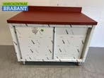 RVS Polyethylene PE Werkkast Kast Snijtafel 2 schuifdeuren, Ophalen of Verzenden, Nieuw in verpakking