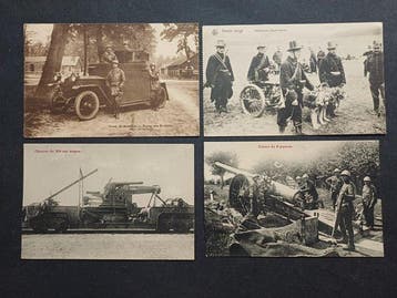 België - Militair - Oorlog en militaria - Ansichtkaart (171), Verzamelen, Gelopen